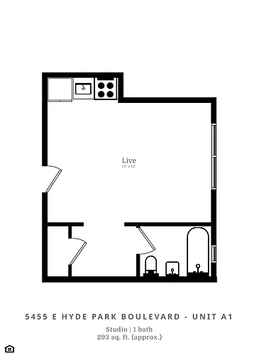 Floor plan Studio (A1)