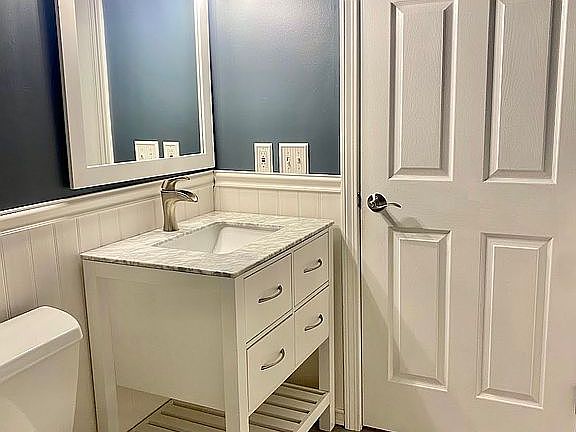 Newly updated bathroom