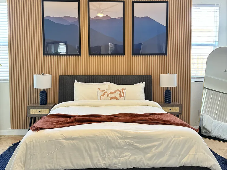 Nicely decor first bedroom