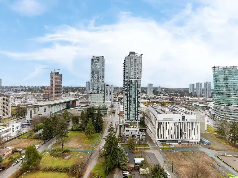 A great view of the neighborhood.