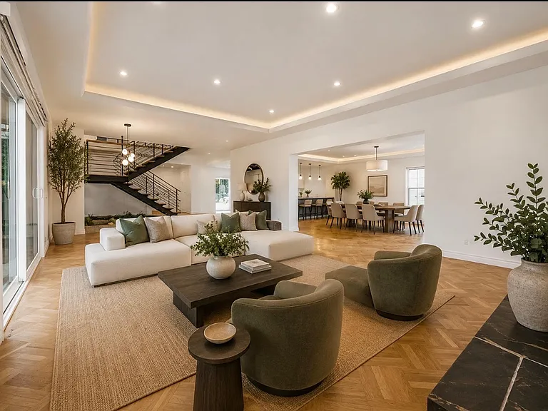 Formal Living Room with AI virtual furnishings