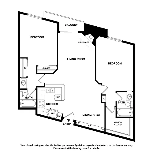 Floor plan 2X2 E