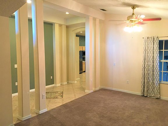 Lovely architectural formal living/dining area