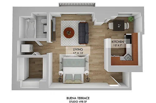 Floor plan Studio