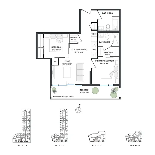 Floor plan 904