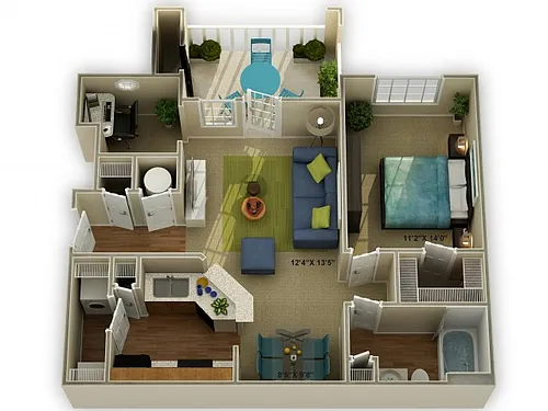 Floor plan The Meadowview