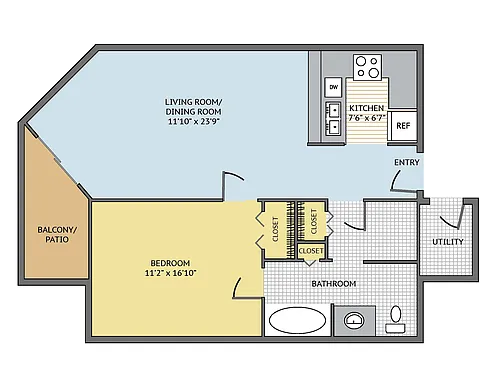 Floor plan Jupiter