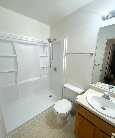 New shower