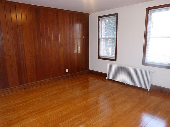 Living room paneled wall