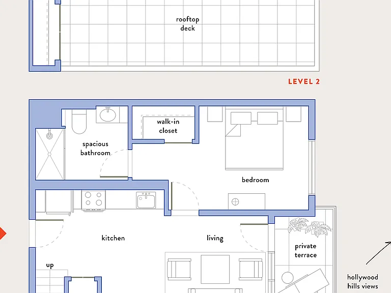 PENTHOUSE Layout with Loft PENTHOUSE Layout with Loft