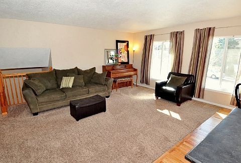 Main Living Area on Upper Level w/ Bright & Open Floor Plan