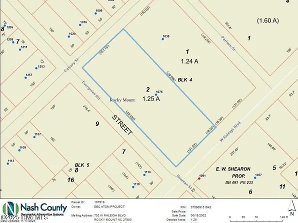 1076 W Raleigh Blvd Lot 2, Rocky Mount, NC 27803