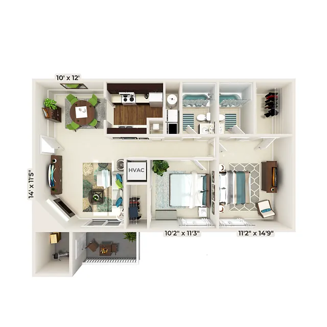 Floor plan B1