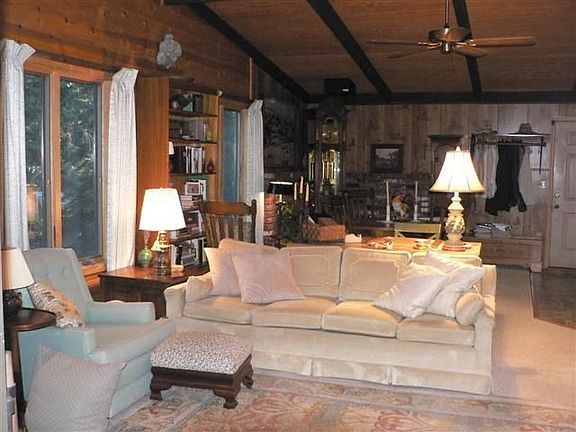 Spacious Living room with Vaulted Ceilings