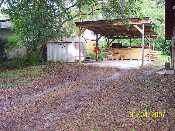 View of Carport on right side of property