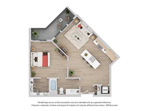 Floor plan 1C
