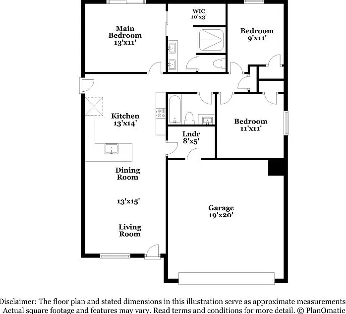 3 bed, 2.0 bath, 1100 sqft, $2,090 — Photo 2