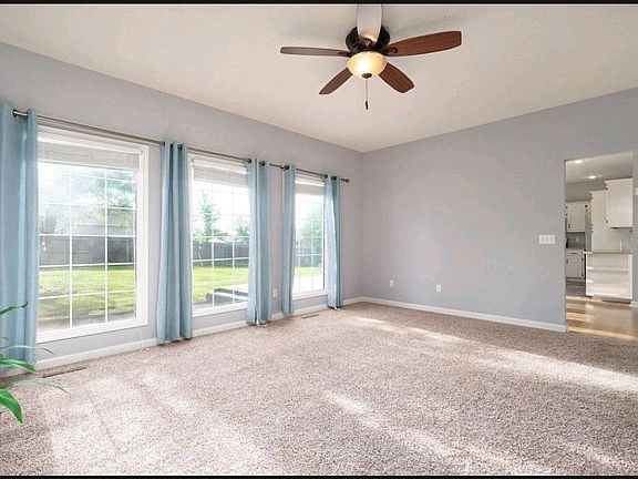 Living Room on the Main Floor with lots of Natural Light