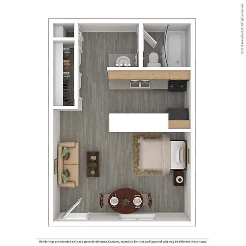 Floor plan Studio - Classic