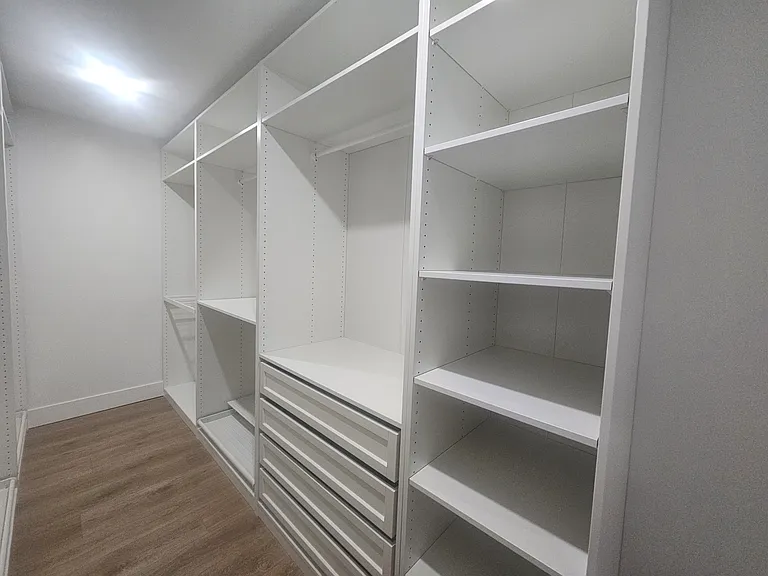 Master bedroom walk-in closet