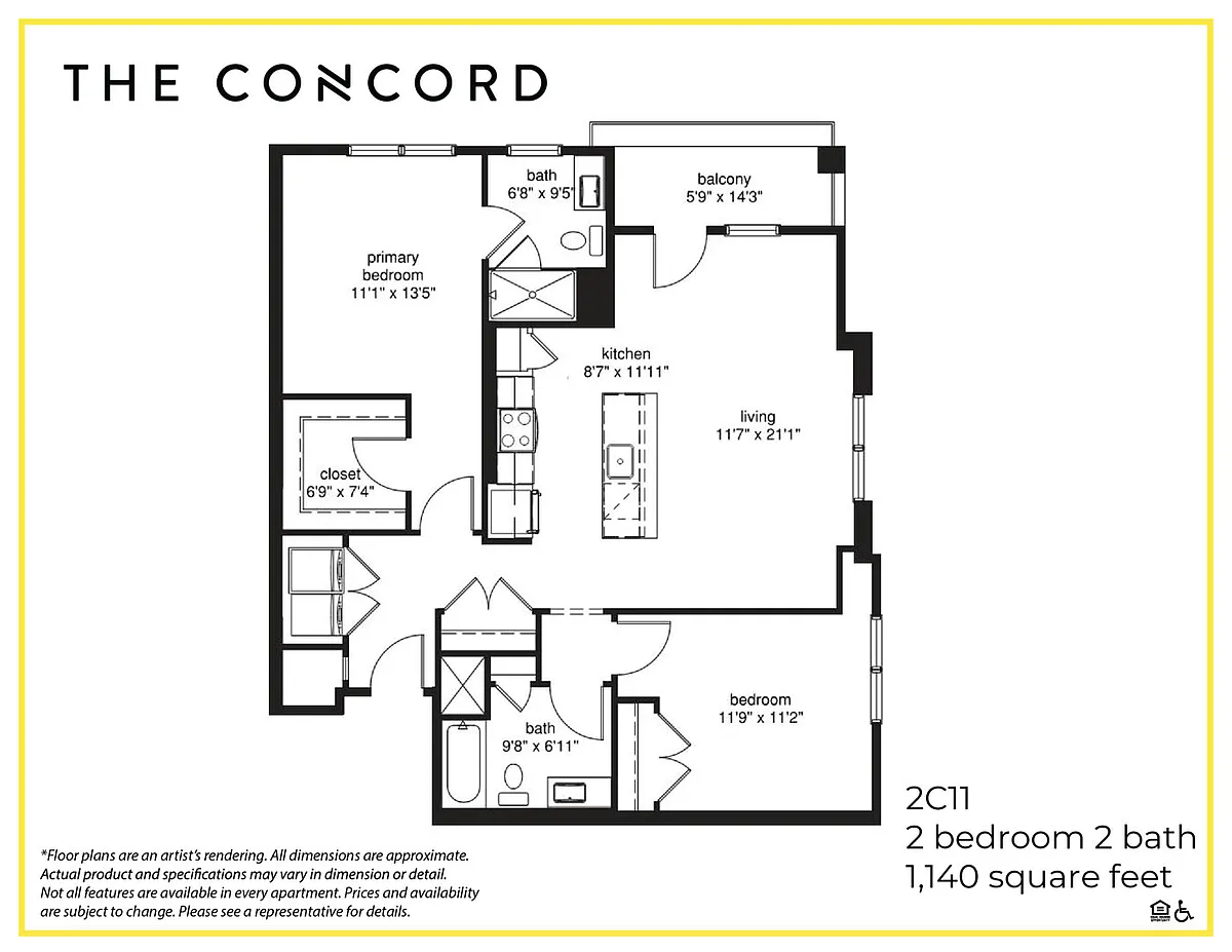 Floor plan 2C11