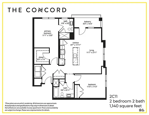 Floor plan 2C11