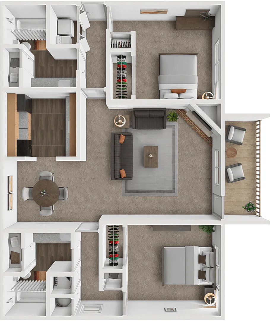 Floor plan The Woodward