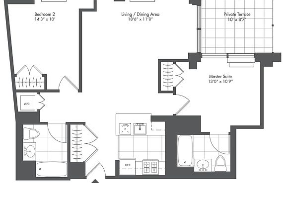 2nd image of 250 N 10th St APT 638