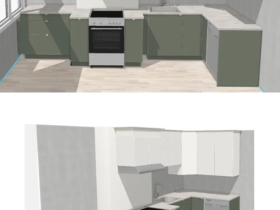 Renovated kitchen