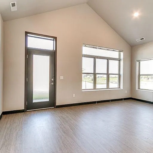 Entryway and Living Room