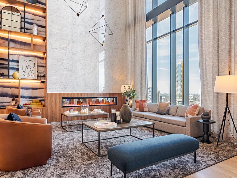 Community Gathering Lounge at 903 Peachtree Apartments in Atlanta, GA 30309