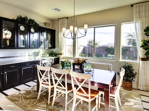 Sunny dining area