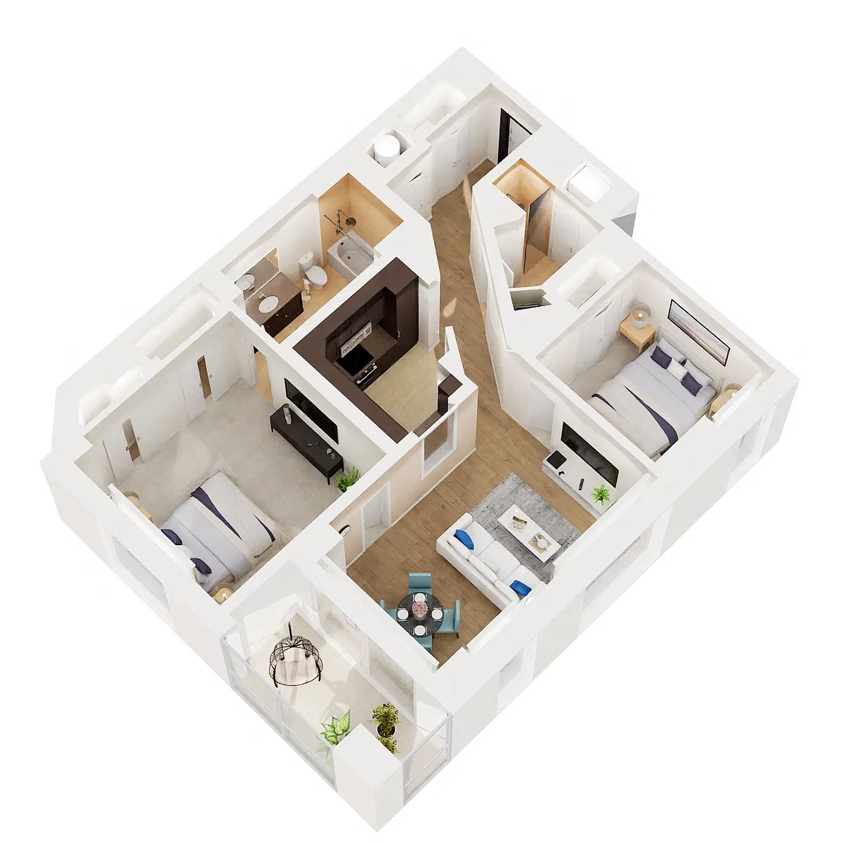 Floor plan B2