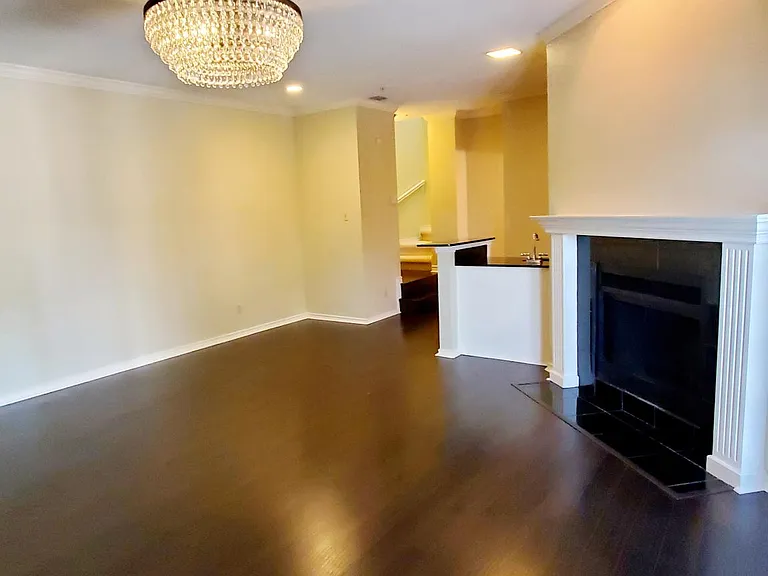 new hardwood floor.