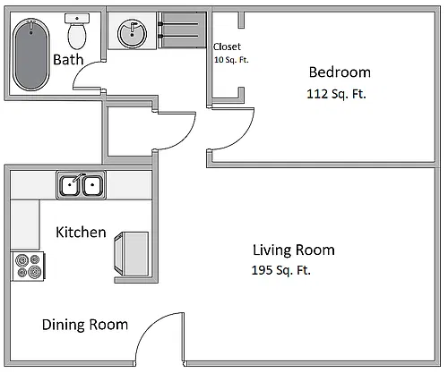 Floor plan 2505 Monterey