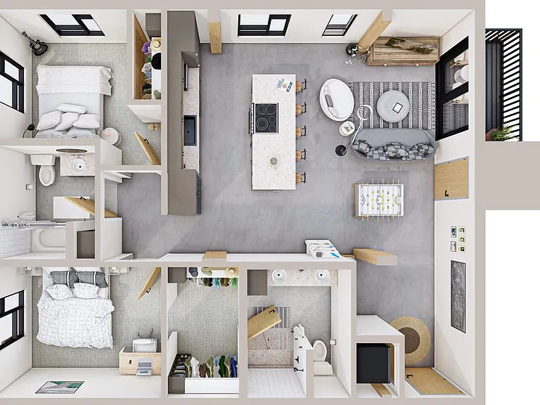 The Clark Lofts at Cherapa Place — Photo 21