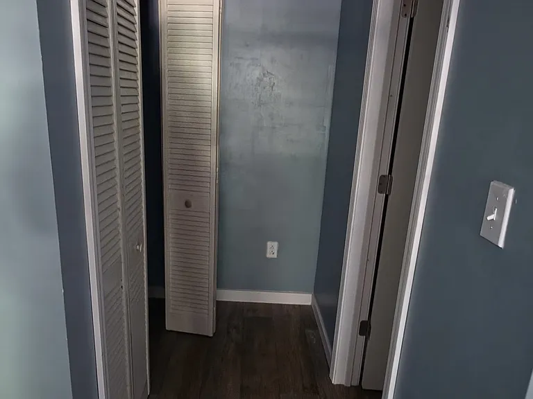 Master bedroom hall/closet/bathroom