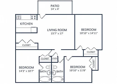 Floor plan The Skyler