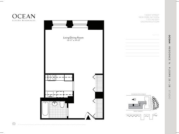 2nd image of 1 West St APT 2814