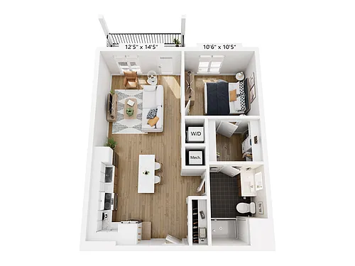 Floor plan A14