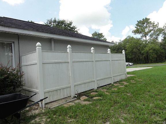 Air conditioning unit fenced in