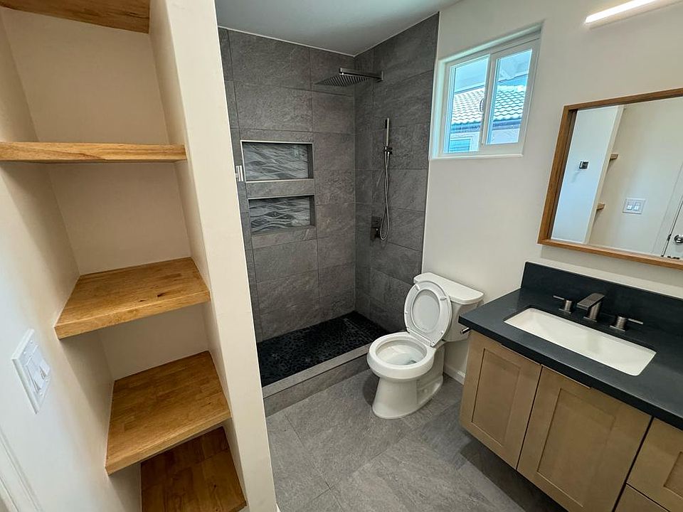 Bathroom with new shower and luxury finishes