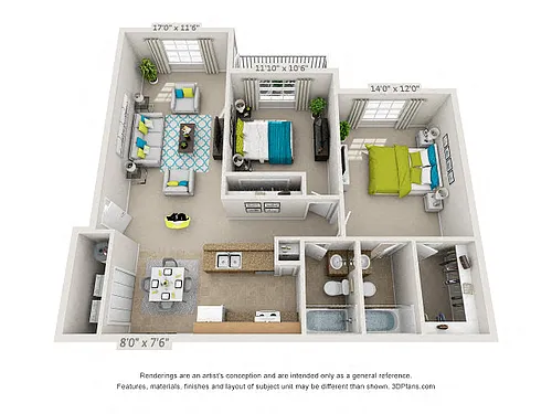 Floor plan The Cabana