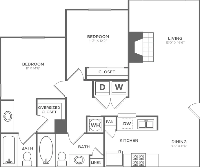 B1 1106 sq ft B1 1106 sq ft