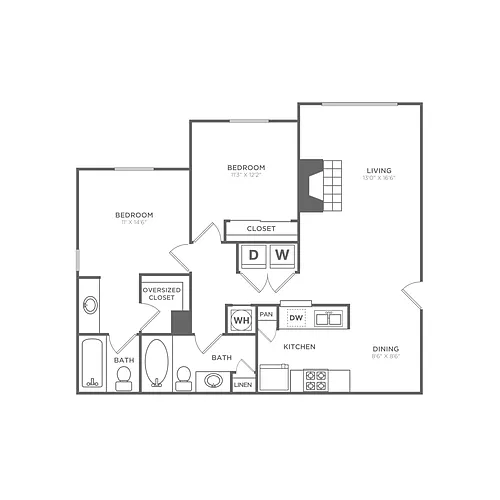 Floor plan B1