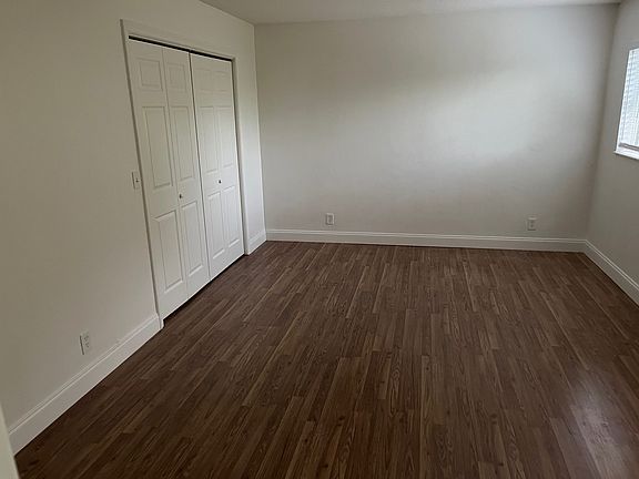 bedroom and closet