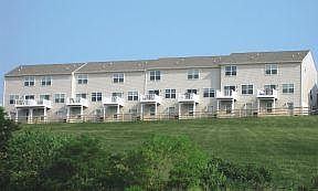 Back of Townhomes