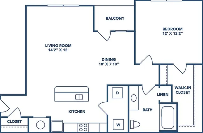 1 Bedroom | 1 Bath | 824 SF 1 Bedroom | 1 Bath | 824 SF