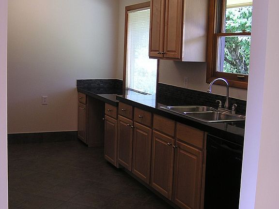 Built-In Desk Large Kitchen