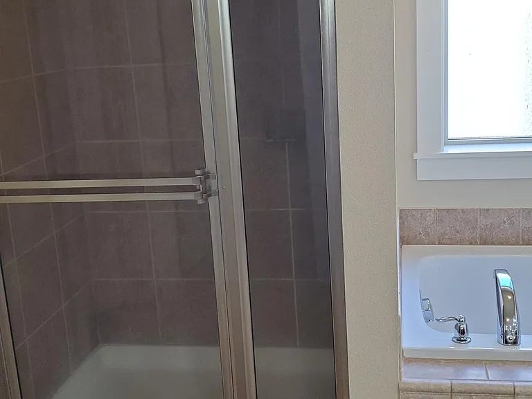 Walk-in shower in Master bath
